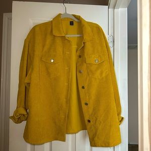 Size L Flap pocket oversized Cord Coat
